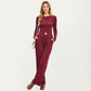2-Piece Set Long Sleeve Button Front Top and Wide Leg Pants