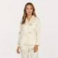 2-Piece Set Long Sleeve Button Front Top and Relaxed Fit Pants Pajama Set with Moon and Star Print