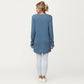 Long Sleeve Oversized Pullover Top with High-Low Hem and Relaxed Fit