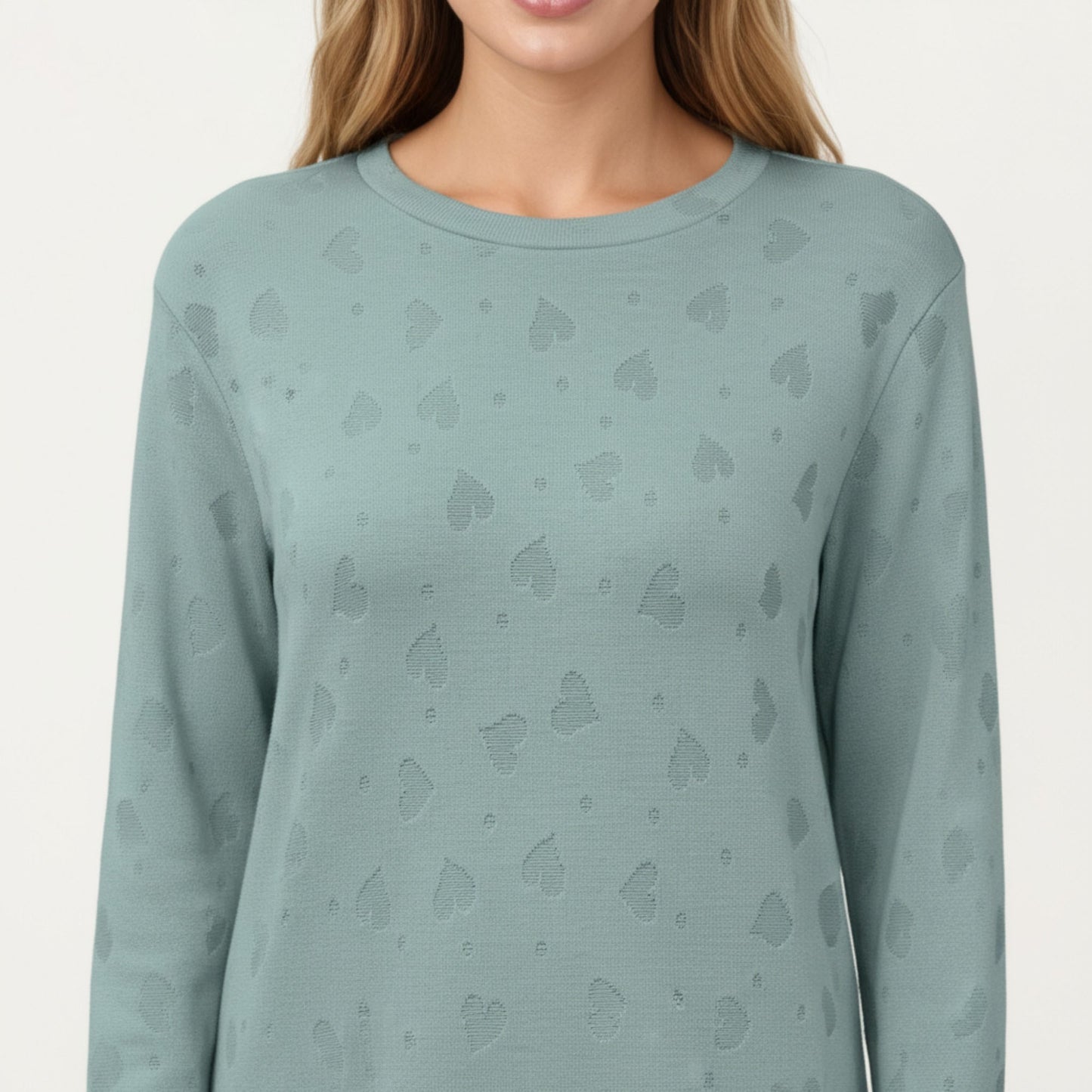 Long Sleeve Oversized Pullover Top with High-Low Hem and Relaxed Fit