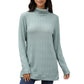 Long Sleeve Collared Knit Top with Subtle Textured Pattern and Relaxed Fit