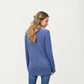 Long Sleeve Crew Neck Top with Relaxed Fit and Soft Knit Fabric