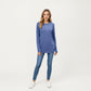 Long Sleeve Crew Neck Top with Relaxed Fit and Soft Knit Fabric