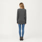 Long Sleeve Crew Neck Top with Relaxed Fit and Soft Knit Fabric