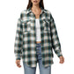 Long Sleeve Plaid Button-Up Shirt with Chest Pockets