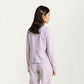 2-Piece Set Soft Knit Lounge Pants and Button-Up Cardigan with Tank Top