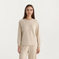 2-Piece Set Long Sleeve Top with Front Pocket and Relaxed Fit Lounge Pants