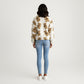 Zip-Up Teddy Print High Pile Fleece Jacket with Long Sleeves and Relaxed Fit