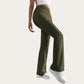 Soft Ribbed Knit Lounge Pants with Flared Leg Silhouette and Comfortable High Waist Fit for Relaxed Everyday Comfort