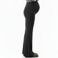 Maternity High Waist Flare Pants with Soft Stretch Fabric and Full Bump Panel for Supportive Comfortable Everyday Wear