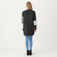Long Sleeve Color Block Striped Knit Cardigan with Front Pockets