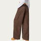 High Waist Wide Leg Lounge Pants with Adjustable Drawstring Waist, Soft Textured Knit Fabric, and Relaxed Fit