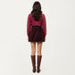 Corduroy Mini Skirt with Belted Waistband, Side Button Accents, and Soft Structured A-Line Silhouette for Everyday Style