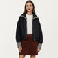 Button Front Corduroy Mini Skirt with Structured Patch Pockets and Clean Straight Hem for a Modern Textured Look