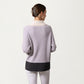 Ribbed Knit Half Zip Top with Soft Textured Fabric, Wide Foldover Collar and Long Sleeves for a Smooth Relaxed Silhouette
