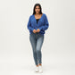 Textured Knit Button Front Top with Soft Cozy Fabric, Relaxed Drop Shoulder Silhouette and Ribbed Edges for Added Structure
