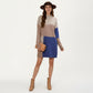 Colorblock Knit Sweater Dress with Long Sleeves, Soft Ribbed Edges and Relaxed Straight Silhouette for Effortless Comfort