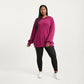 Soft Knit Hoodie with Playful Cat Ear Hood, Relaxed Drop-Shoulder Sleeves and Cozy Stretch Fabric