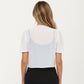 Short Sleeve Chiffon Bolero Shrug with Soft Draped Open Front and Lightweight Flowing Silhouette