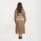 PLus Size Satin Robe and Slip Set with Smooth Draping Fabric and Elegant Silhouette