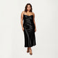 PLus Size Satin Robe and Slip Set with Smooth Draping Fabric and Elegant Silhouette