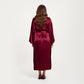 PLus Size Satin Robe and Slip Set with Smooth Draping Fabric and Elegant Silhouette