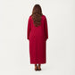 Plus Size Long Robe Set with Soft Draped Silhouette and Smooth Flowing Fabric for an Layered Lounge Look