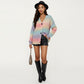 Soft Knit V-Neck Button Front Cardigan with Cozy Textured Stitching and Relaxed Everyday Layering Fit