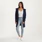 Long Sleeve Knit Cardigan with Open Front Design, Relaxed Hood Detail and Soft Textured Fabric