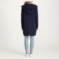 Long Sleeve Knit Cardigan with Open Front Design, Relaxed Hood Detail and Soft Textured Fabric