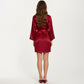 Satin Short Robe with Wrap Front Design and Adjustable Tie Waist in Smooth Lightweight Silky Fabric