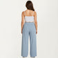 High Waist Wide Leg Lounge Pants with Soft Stretch Fabric Relaxed Fit and Flowing Full Length Design