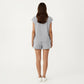 Short Sleeve Lounge Top and Shorts Set with Relaxed Fit