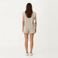 Short Sleeve Lounge Top and Shorts Set with Relaxed Fit