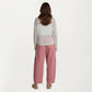 Wide Leg Drawstring Pants with Elastic Waistband, Utility Pockets and Relaxed Fit