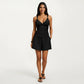 2-Piece Set Ruched Tankini Top with Adjustable Straps and Relaxed Swim Shorts