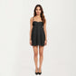 Spaghetti Strap Babydoll Mini Dress with Sweetheart Neckline Flowy A-Line Silhouette