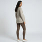 Maternity Long Sleeve Babydoll Tunic Top with Crew Neck Soft Stretch Flowy Shirt