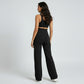 High Waist Maternity Wide Leg Pants with Over Belly Panel Soft Stretch Lounge Pants