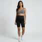 High Waist Maternity Bike Shorts with Over Belly Panel Stretch Activewear Workout Shorts