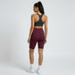 High Waist Maternity Bike Shorts with Over Belly Panel Stretch Activewear Workout Shorts