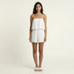 Sleeveless Layered Chiffon Romper with Spaghetti Straps Flowy Ruffle Overlay Relaxed Fit