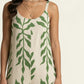 Sleeveless Printed Wide Leg Jumpsuit with Spaghetti Straps Relaxed Fit Flowy One Piece