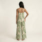 Sleeveless Printed Wide Leg Jumpsuit with Spaghetti Straps Relaxed Fit Flowy One Piece