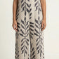 Sleeveless Printed Wide Leg Jumpsuit with Spaghetti Straps Relaxed Fit Flowy One Piece