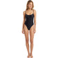 Cutout Back One Piece Swimsuit with Adjustable Straps