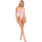High Cut One Piece Swimsuit with Scoop Neck Design