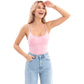 High Cut One Piece Swimsuit with Scoop Neck Design