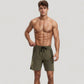Men's Swim Trunks with Zipper Pockets and Adjustable Drawstring Waistband for Everyday Comfort