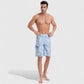 Men's Floral Print Board Shorts with Cargo Pocket and Adjustable Drawstring Waistband